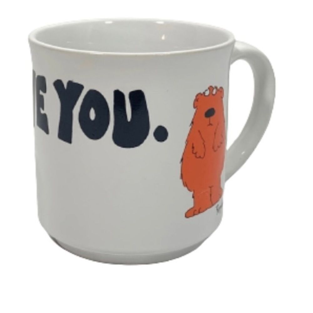 Vintage Sandra Boynton I Love You Coffee Cup. Recycled paper products. - Picture 3 of 6